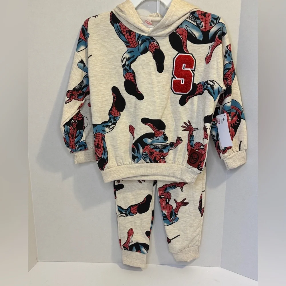 Spider-Man Kids Hoodie and Pants Set - Size 5